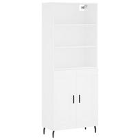 vidaXL Komoda, baltos spalvos, 69,5x34x180cm, apdirbta mediena