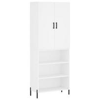 vidaXL Komoda, baltos spalvos, 69,5x34x180cm, apdirbta mediena