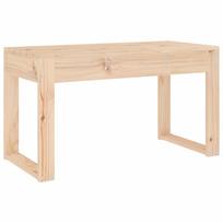 vidaXL Sodo suoliukas, 80x38x45cm, pušies medienos masyvas