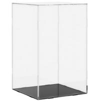 vidaXL Vitrina, permatoma, 14x14x22 cm, akrilas