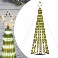 vidaXL LED Kalėdų eglutė 275 LED Šiltai Balta 180 cm