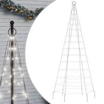 vidaXL LED Kalėdų eglutė 200LED šaltai balta 180cm