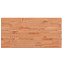 vidaXL Vonios kambario stalviršis, 100x50x2,5 cm, bukmedžio masyvas