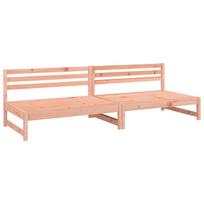 vidaXL Vidurinės sodo sofos dalys, 2vnt., 120x80cm, douglas eglė