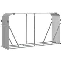 vidaXL Malkų stovas, pilkas, 180x45x100cm, galvanizuotas plienas