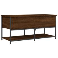 vidaXL Suoliukas-daiktadėžė, rudas, 100x42,5x47cm, apdirbta mediena