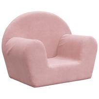 vidaXL Vaikiška sofa, rožinė, minkšta, pliušinė