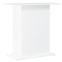 vidaXL Akvariumo stovas, baltas, 75x36x72,5 cm, inžinerinė mediena