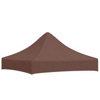 vidaXL Proginės palapinės stogas, rudos spalvos, 2x2m, 270 g/m²