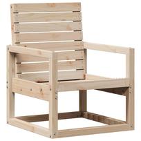 vidaXL Sodo kėdė, 57,5x63x76cm, pušies medienos masyvas