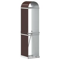 vidaXL Malkų stovas, rudas, 40x45x170cm, galvanizuotas plienas