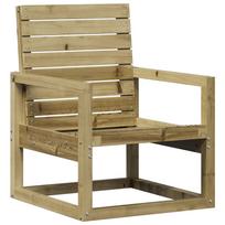 vidaXL Sodo kėdė, 57,5x63x76cm, impregnuota pušies mediena