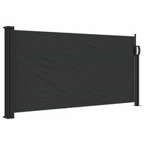 vidaXL Ištraukiama šoninė markizė, juodos spalvos, 100x300cm