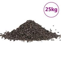 vidaXL Bazalto žvyras, juodos spalvos, 25kg, 5–8mm