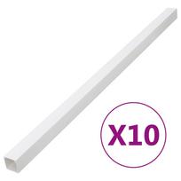 vidaXL Kabelių kanalas, 50x25mm, 10m, PVC