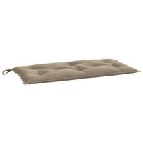 vidaXL Sodo suoliuko pagalvėlė, taupe spalvos, 110x50x7cm, audinys