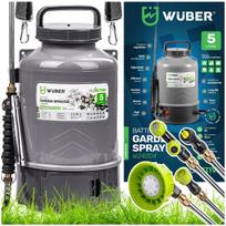 Akumuliatorinis sodo purkštuvas Wuber, 5 l talpos, 12 V / 2,6 Ah, 5 bar, teleskopinis vamzdis, žalvariniai priedai