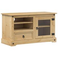 vidaXL Televizoriaus spintelė Corona, 100x45x58cm, pušies masyvas