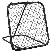 vidaXL Futbolo kamuolio atšokimo sienelė, juoda, 84x73x60–80cm