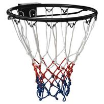 vidaXL Krepšinio lankas, juodos spalvos, 39cm, plienas