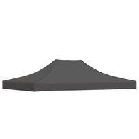 vidaXL Proginės palapinės stogas, antracito spalvos, 4,5x3m, 270 g/m²
