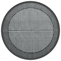 vidaXL Lauko kilimas, ARAKIL pilkos spalvos, 120cm skersmens, PP