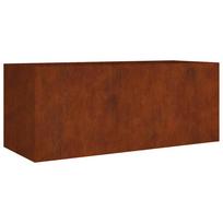 vidaXL Aukštas sodo lovelis, 200x80x80cm, Corten plienas