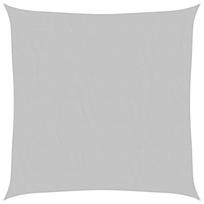 vidaXL Burė nuo saulės, pilka, 3x3m, 100% oksfordo poliesteris