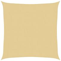 vidaXL Burė nuo saulės, smėlio, 6x6m, 100% oksfordo poliesteris
