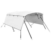 vidaXL Bimini viršaus stogelis su sienomis, 243x(170-182)x137cm