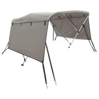 vidaXL Bimini viršaus stogelis su sienomis, 183x(170-182)x137cm