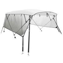 vidaXL Bimini viršaus stogelis su sienomis, 243x(230-244)x137cm