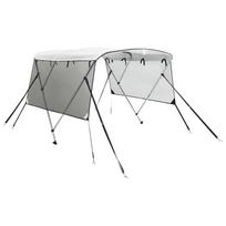 vidaXL Bimini viršaus stogelis su sienomis, 183x(154-167)x137cm