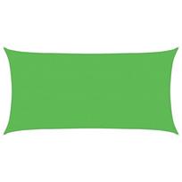 vidaXL Burė nuo saulės, šviesiai žalia, 2,5x5m, HDPE, 160g/m²