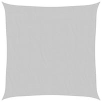 vidaXL Burė nuo saulės, pilka, 4x4m, 100% oksfordo poliesteris