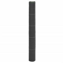 vidaXL Membrana nuo piktžolių, juodos spalvos, 1x25m, PP