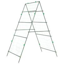 vidaXL Sodo grotelės vijokliniams augalams, 99x90x175,5cm, plienas