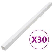vidaXL Kabelių kanalas, 50x25mm, 30m, PVC