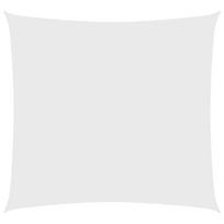 vidaXL Uždanga nuo saulės, balta, 3x3m, oksfordo audinys, kvadratinė