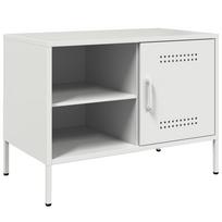 vidaXL Televizoriaus spintelė, baltos spalvos, 68x39x50,5cm, plienas
