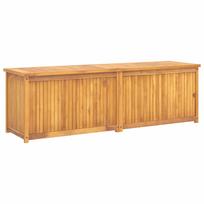 vidaXL Sodo dėžė, 175x50x55cm, tikmedžio medienos masyvas