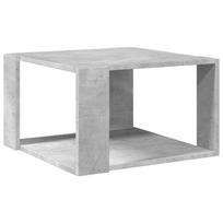 vidaXL Kavos staliukas, betono, 51,5x51,5x30cm, apdirbta mediena