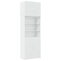 vidaXL Komoda, baltos spalvos, 80x42,5x249cm, apdirbta mediena