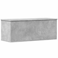 vidaXL Daiktadėžė, betono pilkos spalvos, 90x35x35cm, apdirbta mediena