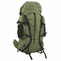 vidaXL Turistinė kuprinė, uniformnė žalia, 100L, oksfordo audinys