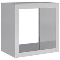 vidaXL Stovas malkoms, 60x40x60cm, galvanizuotas plienas