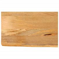vidaXL Stalviršis, 50x20x3,8cm, mango medienos masyvas, su gyvu kraštu