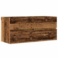 vidaXL Spintelė praustuvui, medienos, 100x38,5x45cm, apdirbta mediena