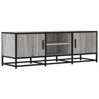vidaXL Televizoriaus spintelė, pilka, 120x35x41cm, mediena ir metalas