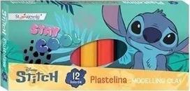 Plastelino rinkinys 12 spalvų Lilo ir Stitch